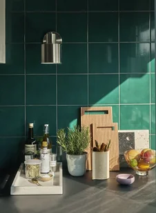 Hübsch SIMPLY Kinkiet Ścienny - Srebrny 991323 - Lampy ścienne - miniaturka - grafika 2