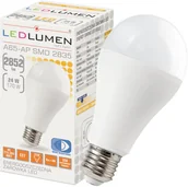 Żarówki LED - LEDlumen Żarówka LED A65-AP E27 24W 2852lm 56x2835 LED CCD biała ciepła 251090407 - miniaturka - grafika 1
