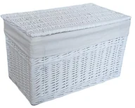 Kosze na bieliznę - DVier Kosz na pranie wiklina Biały 70 X 42 h.42 08 wrt02-D - miniaturka - grafika 1
