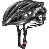 Kaski rowerowe - UVEX Race 1 Black Mat/Shiny 50 55 cm) Gwarancja terminu lub 50 zł! - miniaturka - grafika 1