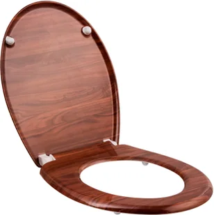 tectake Deska sedesowa z motywem - wzór drewna 402258 - Deski sedesowe - miniaturka - grafika 3