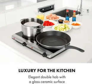 Płyta elektryczna Klarstein CP10-CookBuddy-SL - Płyty elektryczne - miniaturka - grafika 2