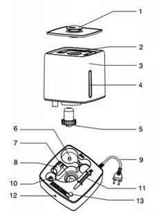 Nawilżacz powietrza HB UH2010DWS - Nawilżacze powietrza Nawilżacz powietrza HB UH2010DWS - Nawilżacze powietrza - miniaturka - grafika 7
