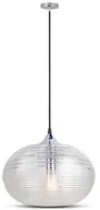 Lampy sufitowe - V-TAC Glass Metal Series Wisząca V-TAC 3879 - miniaturka - grafika 1
