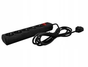 Listwy zasilające - Listwa Przepięciowa FL515 5 gniazd 1,5m - miniaturka - grafika 1