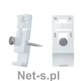 Uchwyt / Klip do kabli | 15x13mm | naścienny - Pigtaile światłowodowe - miniaturka - grafika 3