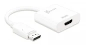 Konwertery satelitarne - j5 Create j5create JDA158 DisplayPort to HDMI active adapter - miniaturka - grafika 1