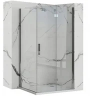 Kabiny prysznicowe - Rea Molier Chrome 90x90 REA-K8539+REA-K8535 - miniaturka - grafika 1