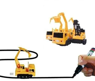 Nieznany producent Pojazd Indukcyjny MAGIC INDUCTIVE CAR HIT TV KX9973 - Zabawki zdalnie sterowane - miniaturka - grafika 3