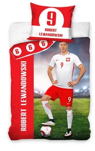 Carbotex Pościel PZPN Lewandowski 160x200+70x80 PZPN173055 (ACJTEKCRBPOS0015) - Pościel - miniaturka - grafika 2