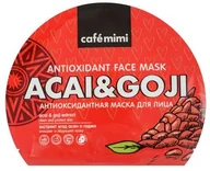 Maseczki do twarzy - Le Cafe de Beaute Kafe Krasoty de Beaute Kafe Krasoty Cafe Mimi Antyoksydacyjna witaminowa maska na twarz w płachcie ACAI i GOJA 22g - miniaturka - grafika 1