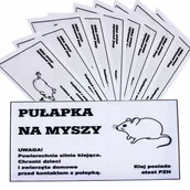 Zwalczanie i odstraszanie szkodników - Panko 10x Pułapka Lepowa Lep Na Myszy Z Wabikiem - miniaturka - grafika 1