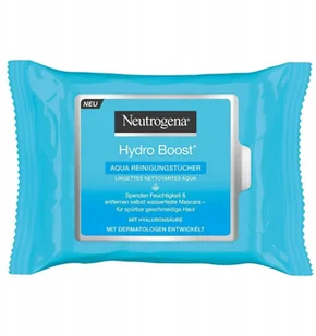 Neutrogena Hydro Boost Chusteczki Oczyszczające 25 - Chusteczki do demakijażu - miniaturka - grafika 2