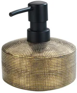 Mydelniczki i dozowniki mydła - Wenko Dozownik na mydło w płynie RIVARA złoty 24401100 - miniaturka - grafika 1