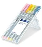 GDD Grupa Dystrybucyjna Daccar Cienkopisy, pastelowe kolory, 6 sztuk - Cienkopisy - miniaturka - grafika 3