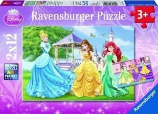Ravensburger 2X12 EL. Księżniczki w Ogrodzie 337828 - Puzzle - miniaturka - grafika 2