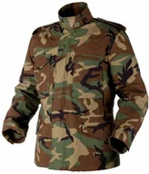 Odzież taktyczna i umundurowanie - Helikon tex Kurtka M65 - NyCo Sateen - US Woodland - M (KU-M65-NY-03-B04) HE.KU-M65-NY-03-B04 - miniaturka - grafika 1