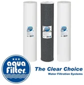 Uzdatniacze wody - AquaFilter Komplet wkładów do systemu HHBB20B - wersja STANDARDOWA KW HHBB20B STANDARD - miniaturka - grafika 1