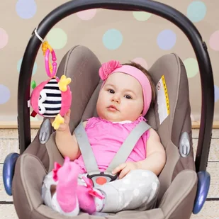 Hencz pluszowa piłka motoryczna - Zawieszki dla dzieci i niemowląt - miniaturka - grafika 4