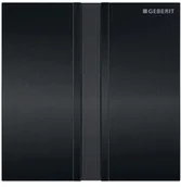 Przyciski spłukujące - Geberit Sigma50 Elektroniczny przycisk spłukujący do pisuaru zasilanie bateryjne czarny chrom szczotkowany 116.036.QD.1 - miniaturka - grafika 1