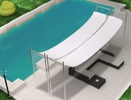 Parasole ogrodowe - ŻAGLE OGRODOWE Żagiel Premium - PAS RZYMSKI 1,5x5m PRZYM_Decor_5x1,5 - miniaturka - grafika 1