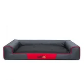 Legowiska dla psów - Hobbydog Legowisko dla psa 118x78 cm Grafit z czarnym VICGCM1 - miniaturka - grafika 1