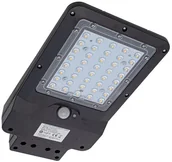 Lampy ogrodowe - Milagro Czarna Lampa Solarna Street 8 W 4000 K IP65 EKO2011 - miniaturka - grafika 1