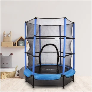 HyperMotion Trampolina domowa 140cm z siatką ochronną - dla dzieci 3-6 lat TRAMPOLINA MINI 55 - Zabawki i gry sportowe - miniaturka - grafika 9