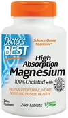 Witaminy i minerały dla sportowców - DOCTORS BEST Doctor's Best High Absorption Magnesium, 100% Chelated - 240 tabletek - miniaturka - grafika 1