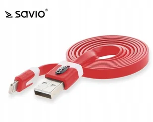 Savio Kabel USB Savio CL-74 Kabel USB - Lightning 8pin, iOS8, iPhone 5/6,1 m, C - Kable USB - miniaturka - grafika 3
