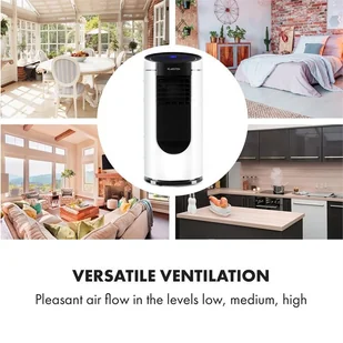 Klarstein Metrobreeze Miami, klimatyzator przenośny, 9000 BTU/2,6 kW, 950 W, biały VTSA9-MetrobreezWH - Klimatyzatory - miniaturka - grafika 8