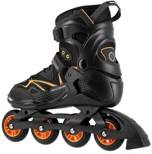 Nils Extreme NA9022 CZARNO/POMARAŃCZOWE ROZM 44 ŁYŻWOROLKI EXTREME - Rolki - miniaturka - grafika 6
