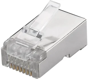 Goobay Wtyk teleinformatyczny RJ45 kat.6 STP 93829 10szt. 93829 93829 - Wtyczki i adaptery - miniaturka - grafika 2