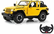 Zabawki zdalnie sterowane - Jamara Jeep Wrangler JL Zdalnie Sterowany Model, Żółty / Czarny, 405178 405178 - miniaturka - grafika 1