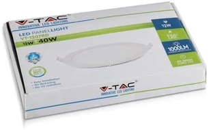 v-tac Panel LED V-TAC Premium Downlight 12W Okrągły fi170 VT-1207 6000K 1000lm - Lampy pozostałe - miniaturka - grafika 4