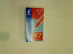 Pilot Cienkopis kulkowy V7 Hi-Tecpoint - czerwony BX-V7-R - Cienkopisy - miniaturka - grafika 2