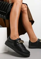 Sneakersy damskie - Czarne Sneakersy Amathista - miniaturka - grafika 1