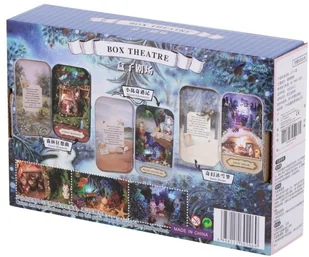 Domek dla lalek drewniany model mini kawiarnia DIY KX6530_3 - Domki dla lalek - miniaturka - grafika 2