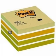 Etykiety samoprzylepne i bloki etykiet - Post-It Notes samoprzylepny 76x76 mm akwarela zielony 450 kartek 3M010-4 - miniaturka - grafika 1