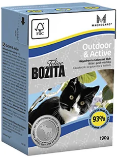 Bozita Feline Outdoor & Active tetra pak 6x190g - Mokra karma dla kotów - miniaturka - grafika 4