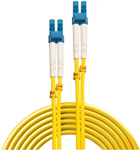 LINDY 47455 Kabel optyczny światłowód) LC LC OS2 jednomodowy żółty 15m LY-47455 - Kable światłowodowe - miniaturka - grafika 2