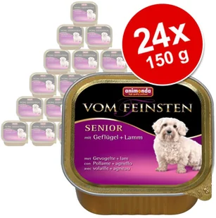 Animonda Vom Feinsten Megapakiet vom Feinsten Senior 24 x 150 g Dwa smaki - Mokra karma dla psów - miniaturka - grafika 2