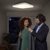 Lampy sufitowe - LEDVANCE Orbis Sensor lampa sufitowa kątowa 43cm - miniaturka - grafika 1