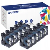 Papier do drukarek - Dymo 10x Taśma do D1 45013 Biało Czarna 12mm 7m - miniaturka - grafika 1