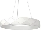 Lampy sufitowe - Light Prestige Duża lampa wisząca REUS LED biała 60cm LP-8069/1P LED WH-0 - miniaturka - grafika 1