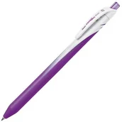 Pióra kulkowe - Pentel Pióro kulkowe żelowe EnerGel BL437-V fioletowy 0,7mm 8190 - miniaturka - grafika 1