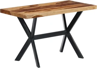 vidaXL Stół jadalniany, 120 x 60 x 75 cm, lite drewno sheesham - Stoły - miniaturka - grafika 8