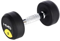 Hantle i ciężarki - HMS Hantla 5 kg gumowana Pro HG HMS 17-66-148 - miniaturka - grafika 1