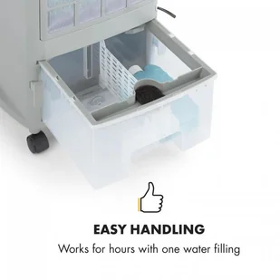 Klarstein Whirlwind 3-in-1 Klimatyzator wentylator schładzacz powietrza nawilżacz powietrza czarny ACO4-Whirlwind-B - Klimatory - miniaturka - grafika 7