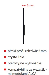 Alcaplast Przycisk chrom-mat Thin M672 M672 - Stelaże i zestawy podtynkowe do WC - miniaturka - grafika 2